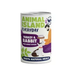 ANIMAL ISLAND MOKRA KARMA DLA PSA INDYK KRÓLIK EVERYDAY 400G