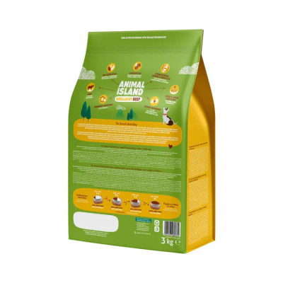 ANIMAL ISLAND SUCHA KARMA DLA PSA WOŁOWINA 3KG
