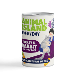 ANIMAL ISLAND MOKRA KARMA DLA KOTA INDYK KRÓLIK EVERYDAY 400G