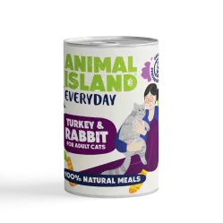 ANIMAL ISLAND MOKRA KARMA DLA KOTA INDYK KRÓLIK EVERYDAY 400G
