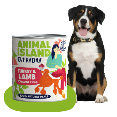 ANIMAL ISLAND MOKRA KARMA DLA PSA INDYK JAGNIĘCINA EVERYDAY 800G
