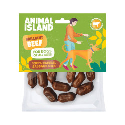 ANIMAL ISLAND KIEŁBASKI Z WOŁOWINY 100G