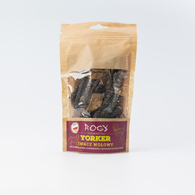 ROGY YORKER ŻWACZ WOŁOWY MAŁE KAWAŁKI 80G