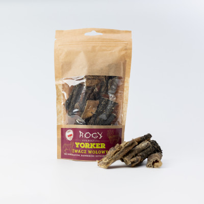 ROGY YORKER ŻWACZ WOŁOWY MAŁE KAWAŁKI 80G