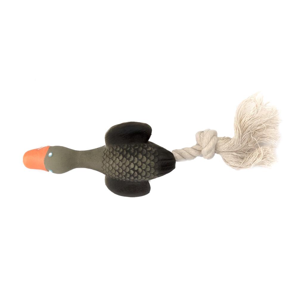 HAVE A PET ZABAWKA KACZKA SZNUR SZARA 23CM HAVE A PET ZABAWKA KACZKA SZNUR SZARA 23CM