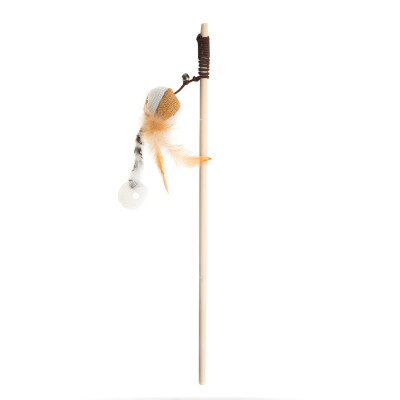 HAVE A PET ZABAWKA GAIA WĘDKA Z PIŁKĄ I DZWONECZKIEM 40 cm