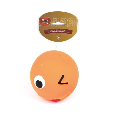 HAVE A PET ZABAWKA SMILE 6,5 CM POMARAŃCZOWA