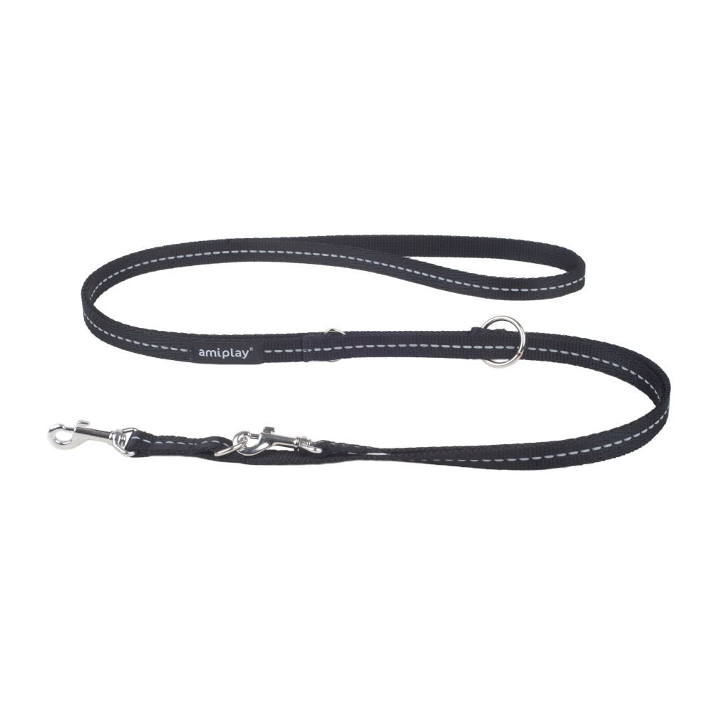 AMIPLAY SMYCH 6in1 REFLECTIVE S 1-2m CZARNY AMIPLAY SMYCH 6in1 REFLECTIVE S 1-2m CZARNY