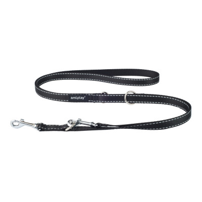 AMIPLAY SMYCZ 6in1 REFLECTIVE L 1-2m CZARNY
