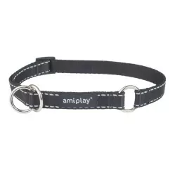AMIPLAY OBROŻA PÓŁZACISKOWA REFLECTIVE L CZARNY