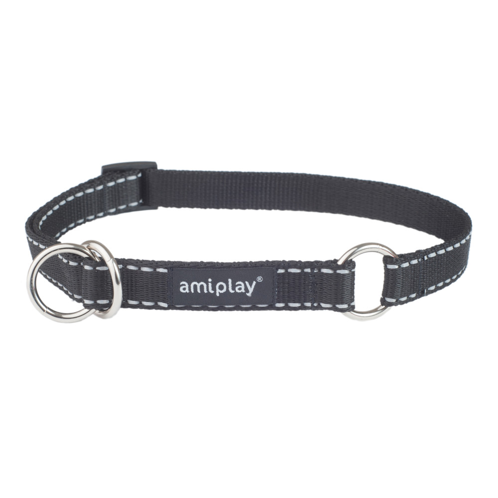 AMIPLAY OBROŻA PÓŁZACISKOWA REFLECTIVE L CZARNY