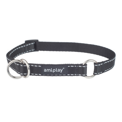 AMIPLAY OBROŻA PÓŁZACISKOWA REFLECTIVE L CZARNY