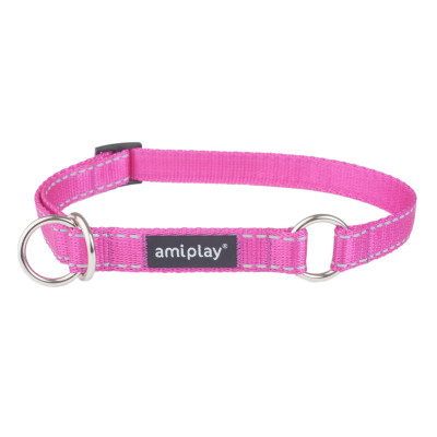 AMIPLAY OBROŻA PÓŁZACISKOWA REFLECTIVE L RÓŻOWY