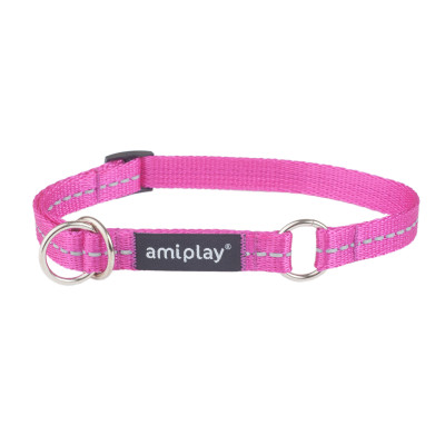 AMIPLAY OBROŻA PÓŁZACISKOWA REFLECTIVE M RÓŻOWY