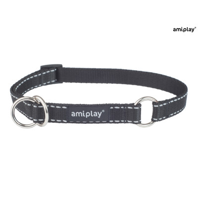 AMIPLAY OBROŻA PÓŁZACISKOWA REFLECTIVE L CZARNY