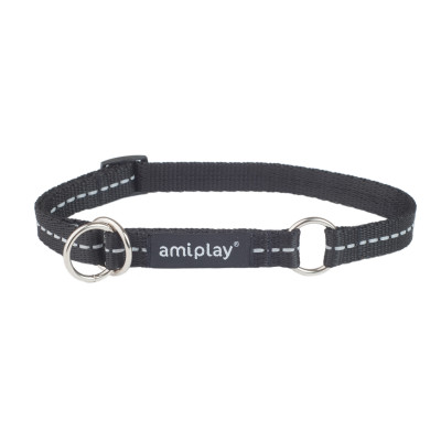 AMIPLAY OBROŻA PÓŁZACISKOWA REFLECTIVE M CZARNY