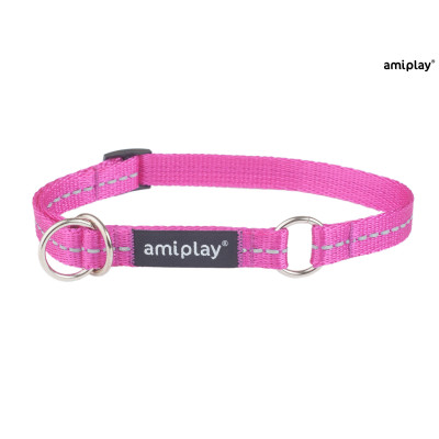 AMIPLAY OBROŻA PÓŁZACISKOWA REFLECTIVE M RÓŻOWY