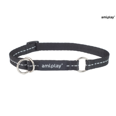 AMIPLAY OBROŻA PÓŁZACISKOWA REFLECTIVE M CZARNY
