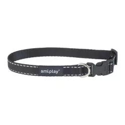 AMIPLAY OBROŻA REGULOWANA REFLECTIVE L CZARNY
