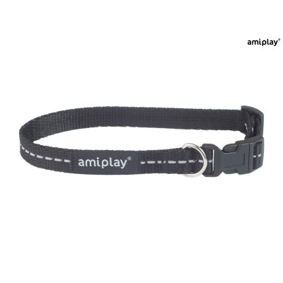 AMIPLAY OBROŻA REGULOWANA REFLECTIVE M CZARNY