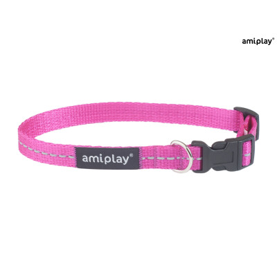 AMIPLAY OBROŻA REGULOWANA REFLECTIVE S RÓŻOWY