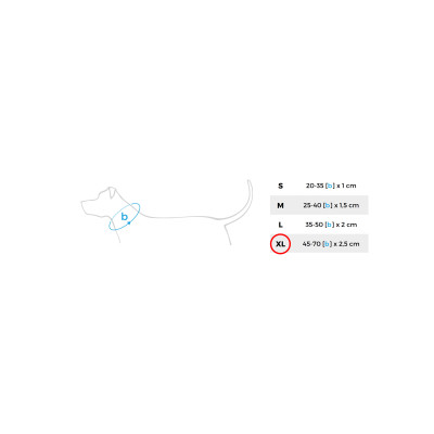 AMIPLAY OBROŻA REGULOWANA REFLECTIVE XL RÓŻOWY