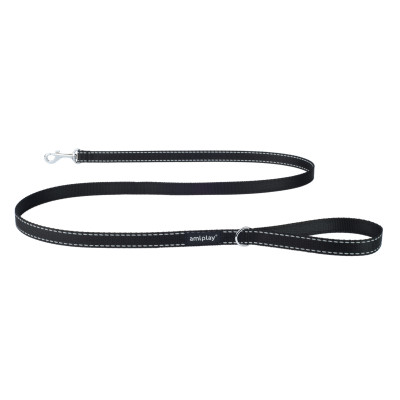 AMIPLAY SMYCZ REFLECTIVE XL 150cm CZARNY