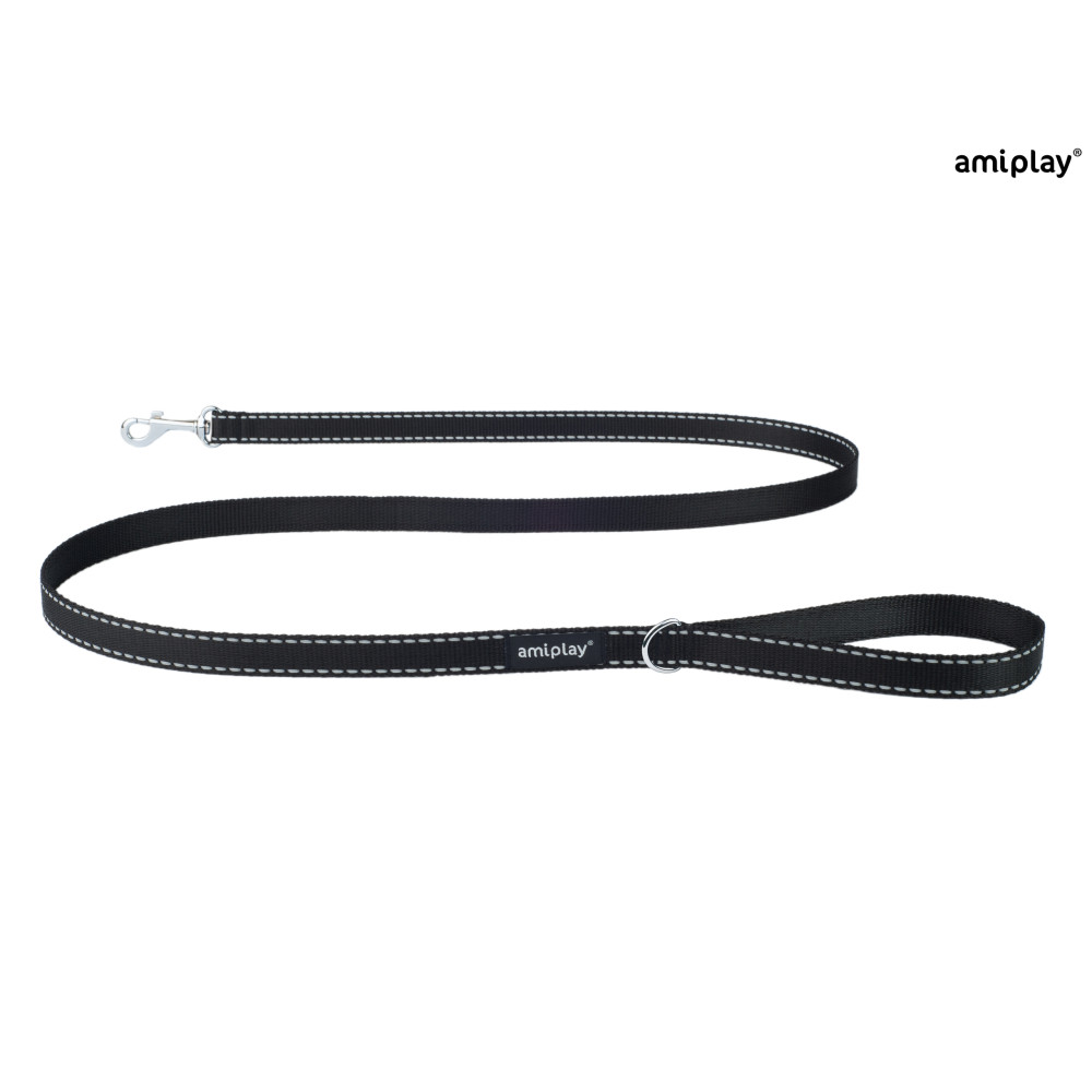AMIPLAY SMYCZ REFLECTIVE L 150cm CZARNY AMIPLAY SMYCZ REFLECTIVE L 150cm CZARNY