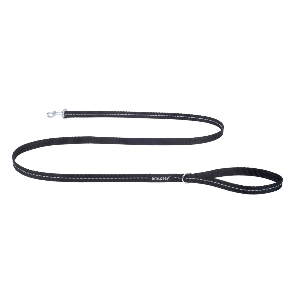AMIPLAY SMYCZ REFLECTIVE M 150cm CZARNY AMIPLAY SMYCZ REFLECTIVE M 150cm CZARNY