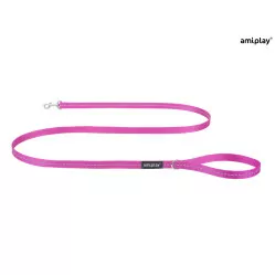 AMIPLAY SMYCZ REFLECTIVE S 150cm RÓŻOWY