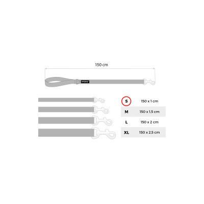 AMIPLAY SMYCZ REFLECTIVE S 150cm RÓŻOWY