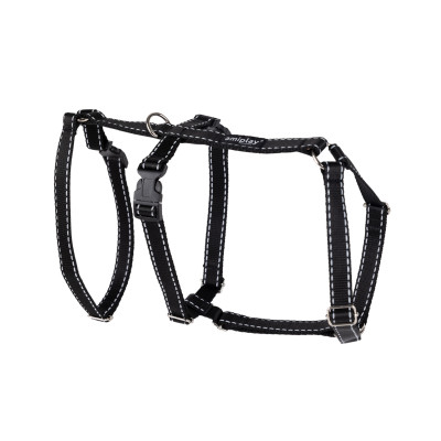 AMIPLAY SZELKI REGULOWANE SAFETY REFLECTIVE L CZARNY
