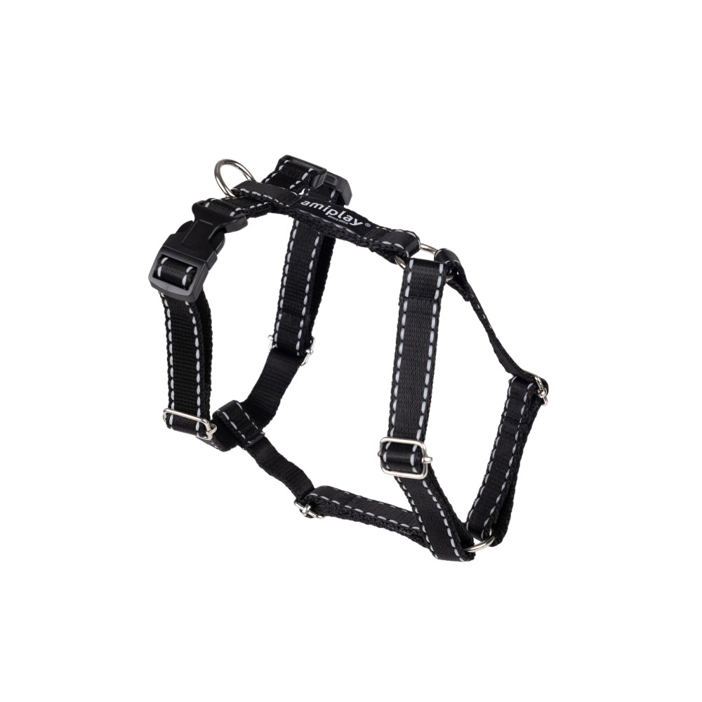 AMIPLAY SZELKI GUARD REFLECTIVE XL CZARNY AMIPLAY SZELKI GUARD REFLECTIVE XL CZARNY