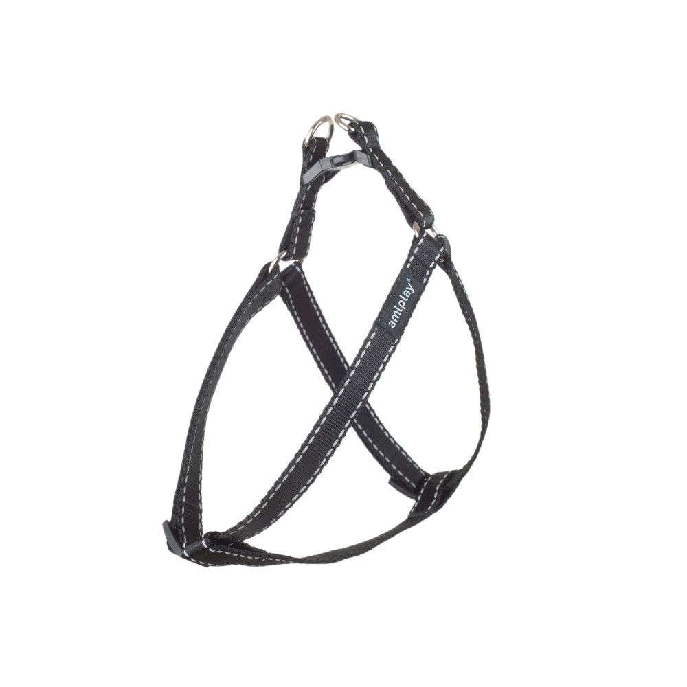 AMIPLAY SZELKI REGULOWANE REFLECTIVE XL CZARNY