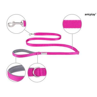 AMIPLAY SMYCZ EASY FIX SAMBA XL 1,6-3m RÓŻOWY