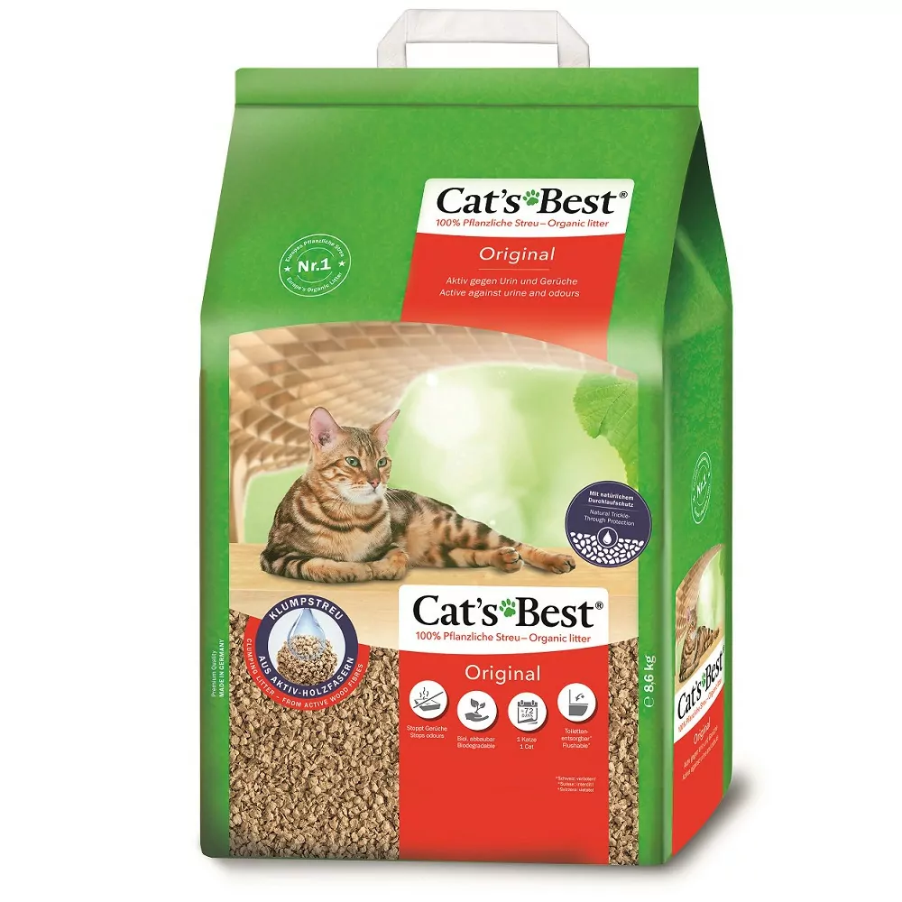 ŻWIREK ZBRYLAJĄCY CAT'S BEST EKO PLUS/ORIGINAL 20L ŻWIREK ZBRYLAJĄCY CAT'S BEST EKO PLUS/ORIGINAL 20L