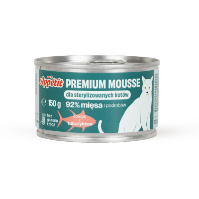 COMFY APPETIT PREMIUM MOUSSE STERILIZED TUŃCZYK 150G