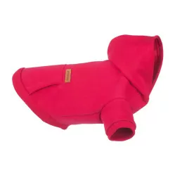 AMIPLAY CZERWONA BLUZA Z KAPTUREM DLA DUŻEGO PSA TEXAS 50 CM