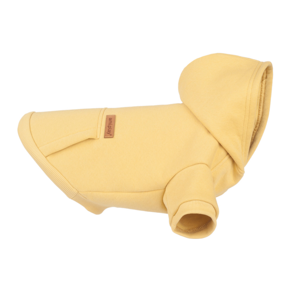 AMIPLAY ŻÓŁTA BLUZA Z KAPTUREM DLA DUŻEGO PSA TEXAS 50 CM AMIPLAY ŻÓŁTA BLUZA Z KAPTUREM DLA DUŻEGO PSA TEXAS 50 CM