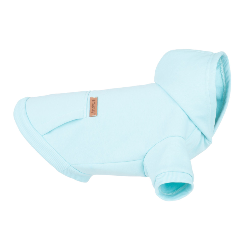 AMIPLAY NIEBIESKA BLUZA Z KAPTUREM DLA DUŻEGO PSA TEXAS 50 CM AMIPLAY NIEBIESKA BLUZA Z KAPTUREM DLA DUŻEGO PSA TEXAS 50 CM