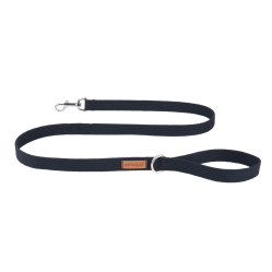 AMIPLAY CZARNA MIEJSKA SMYCZ DLA MAŁYCH PSÓW COTTON S 140CM