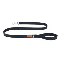 AMIPLAY CZARNA MIEJSKA SMYCZ DLA MAŁYCH PSÓW COTTON S 140CM