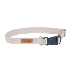 AMIPLAY BEŻOWA REGULOWANA OBROŻA DLA DUŻEGO PSA COTTON XL