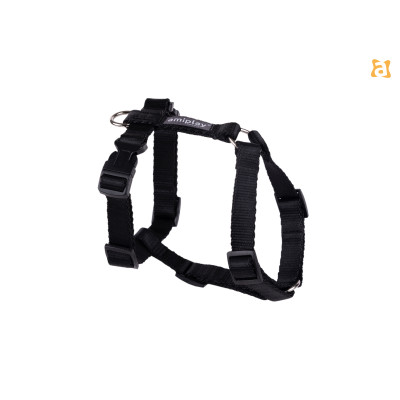 AMIPLAY REGULOWANE SZELKI DLA DUŻEGO PSA CZARNE GUARD POPULAR L