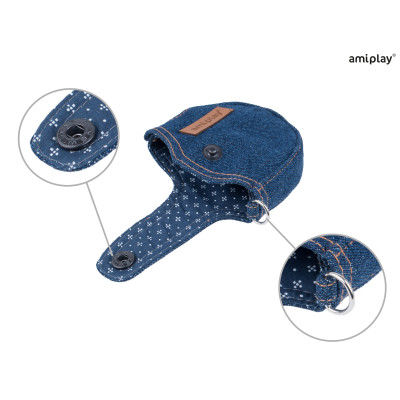 AMIPLAY SMYCZ AUTOMATYCZNA DLA PSA GRANATOWA INFINI DENIM XL