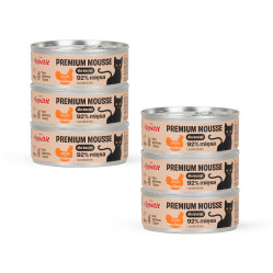 COMFY APPETIT PREMIUM MOUSSE KITTEN KURCZAK 6X85G