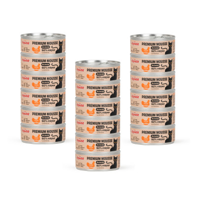 COMFY APPETIT PREMIUM MOUSSE KITTEN KURCZAK 18X85G