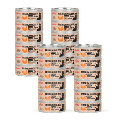 COMFY APPETIT PREMIUM MOUSSE KITTEN KURCZAK 24X85G