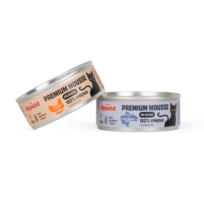 COMFY APPETIT PREMIUM MOUSSE KITTEN PSTRĄG 18X85G