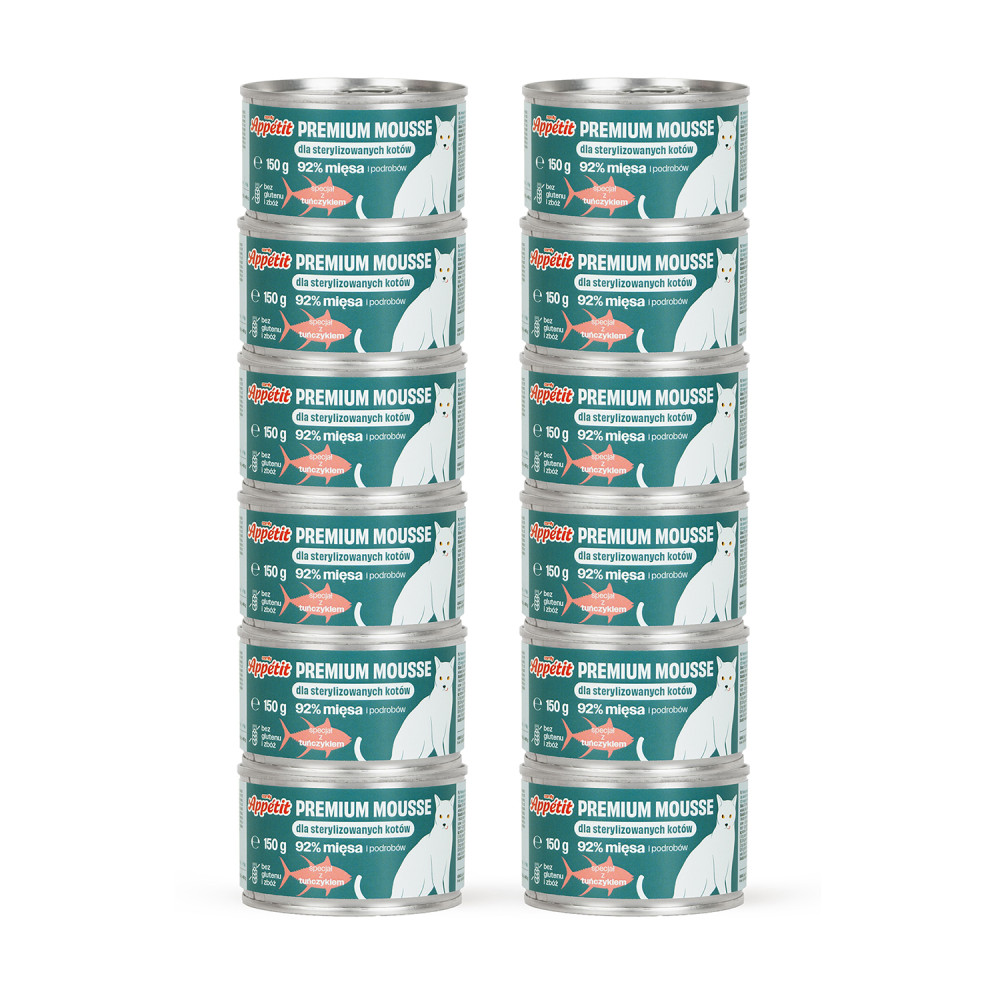 COMFY APPETIT PREMIUM MOUSSE STERILIZED TUŃCZYK 12X85G